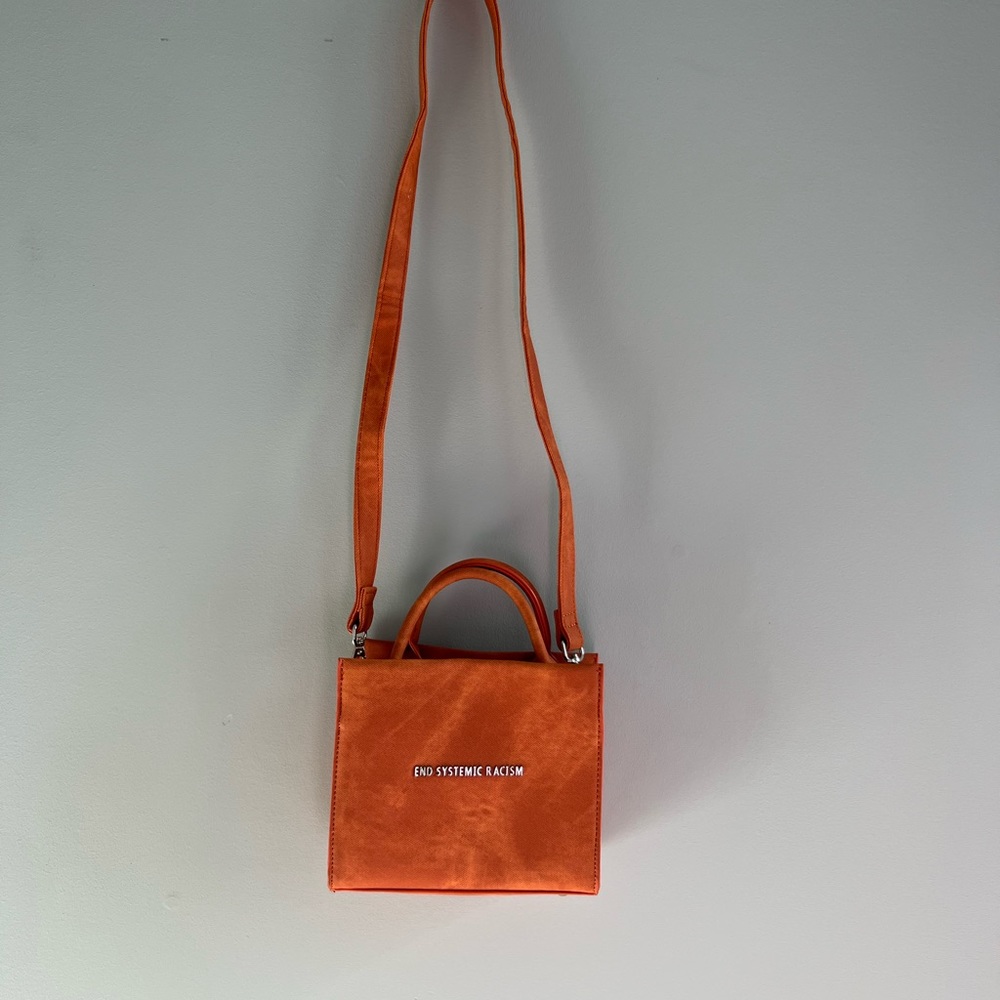 Brandon Blackwood ESR Tote in Orange Wax Denim - Picture 4 of 10